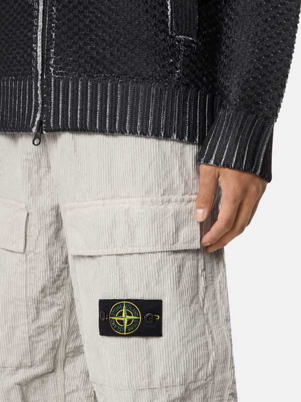 Pantalon Cargo Stone Island en Velours Côtelé