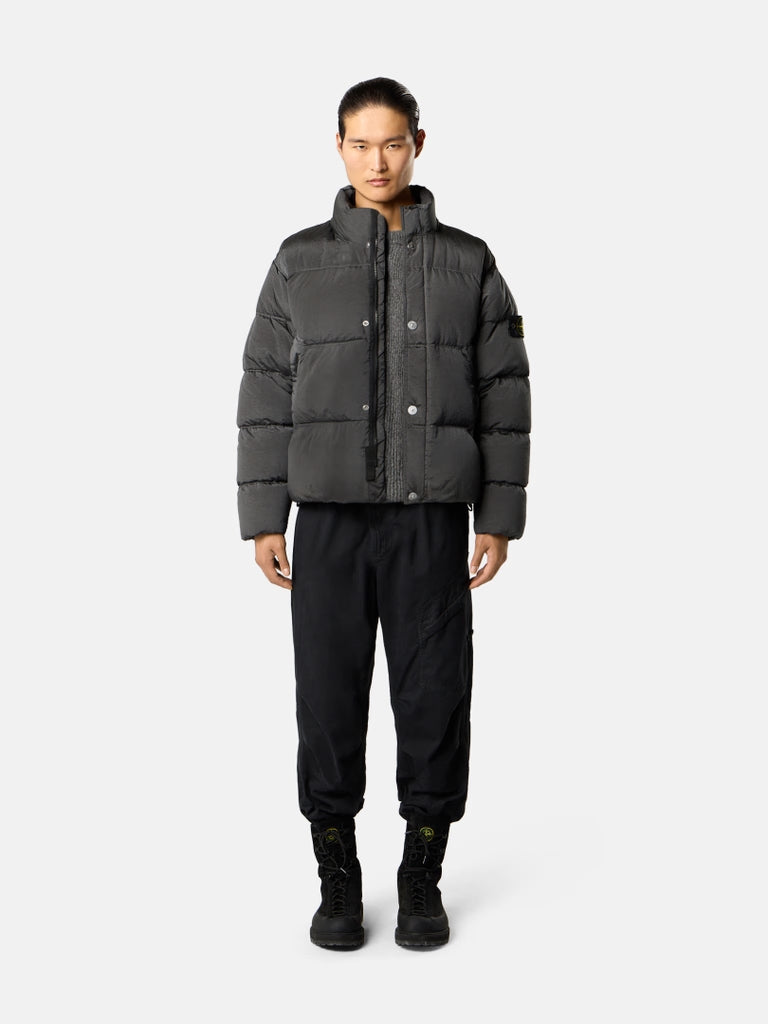 Doudoune Stone Island Nylon Metal in ECONYL® – Gris Plomb