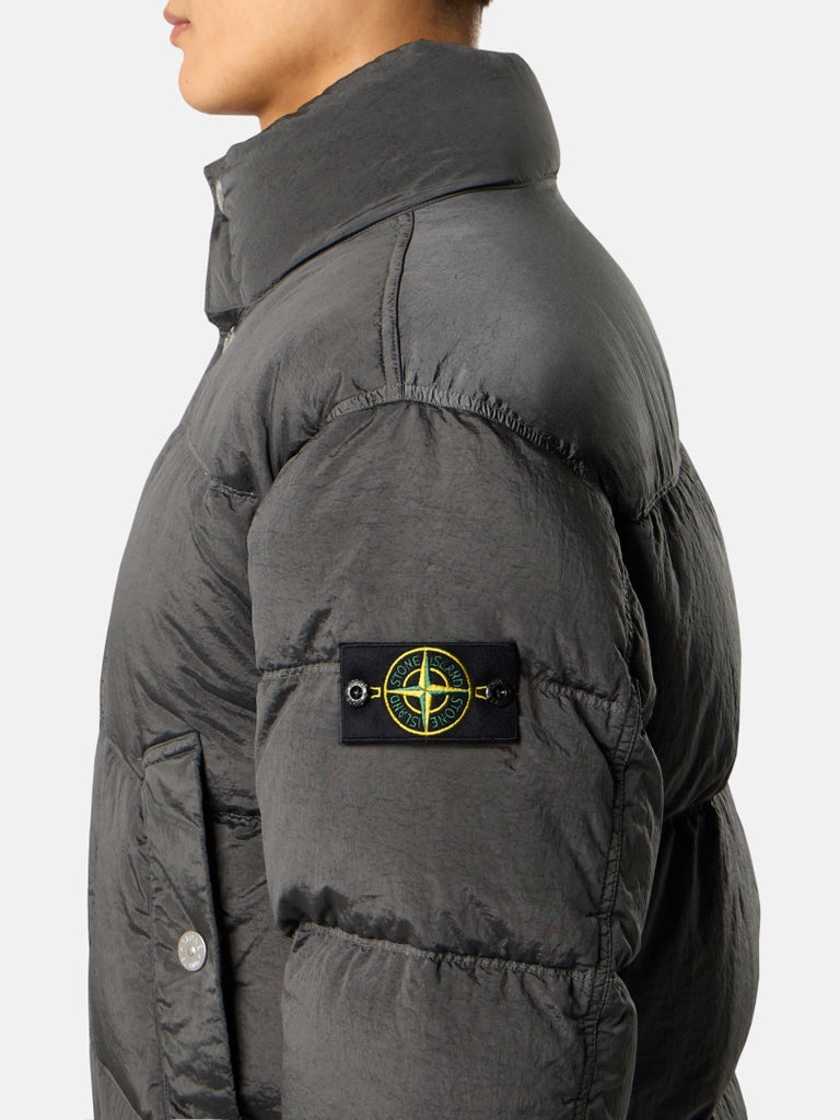 Doudoune Stone Island Nylon Metal in ECONYL® – Gris Plomb